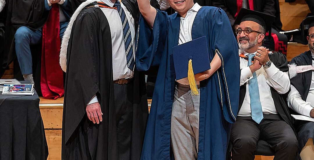 Graduation in Auckland CBD photography