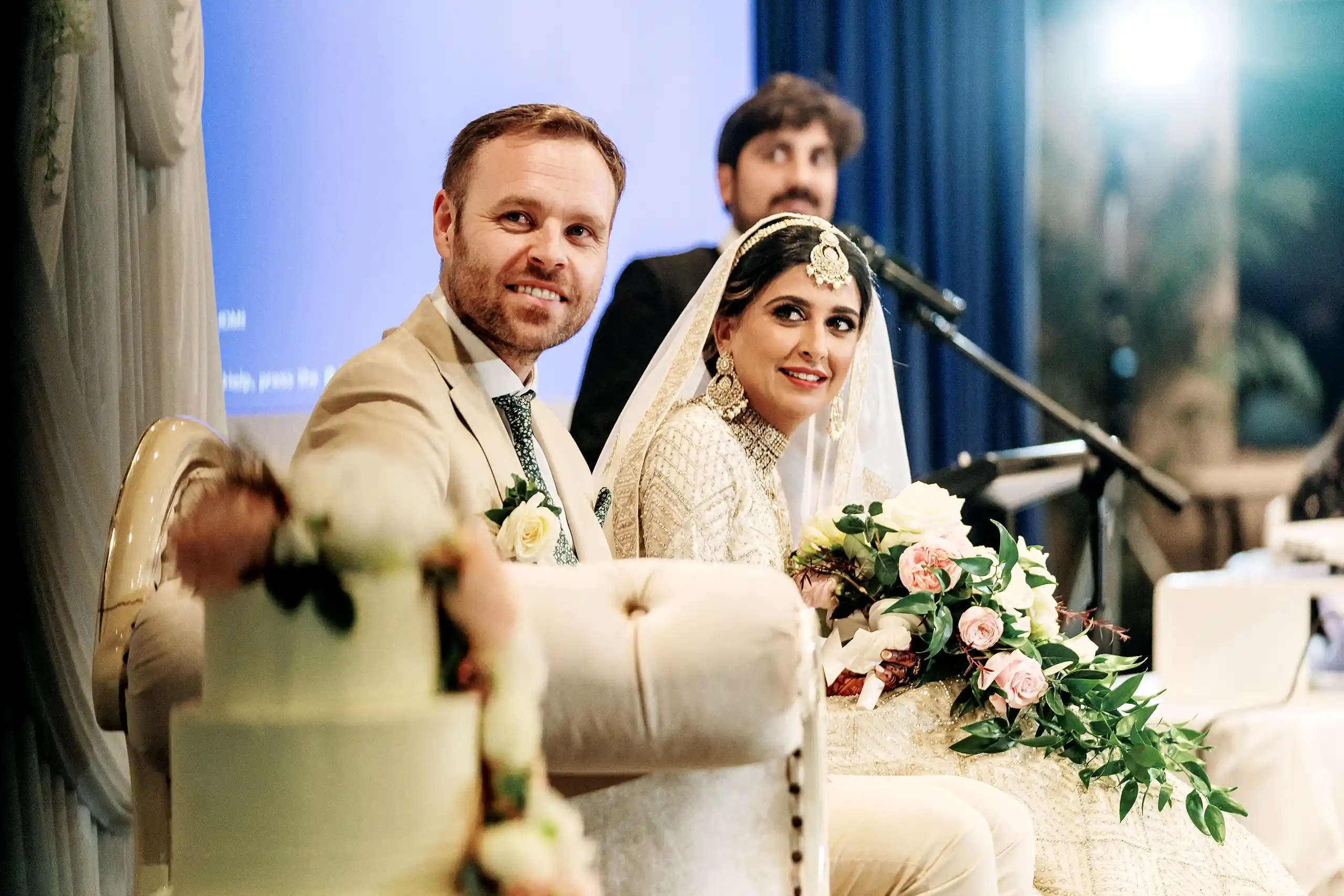 A stunning blend of Indian and Kiwi cultures captured at Sorrento Venue in Auckland - Dr. Fayza and Tony's wedding