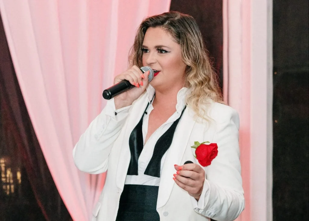 Vee, MC for Club Men of Steel, photographed by HAPfilm NZ Ltd