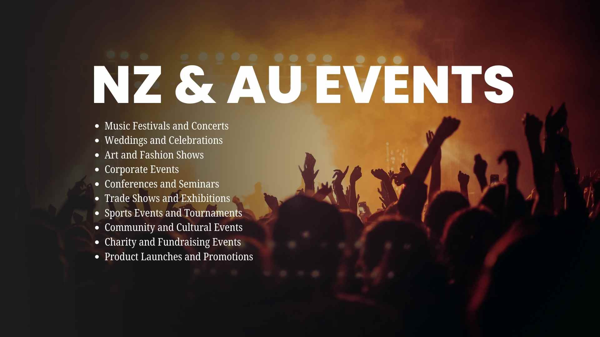 NZ AND AU EVENTS + NZ PERSIAN EVENTS